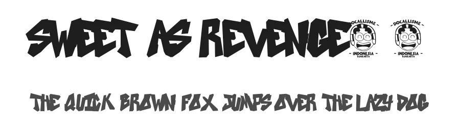 SWEET AS REVENGE12 — Display Font
