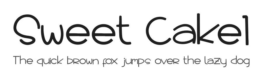 Sweet Cake1 by Perspectype Studio — Display Font