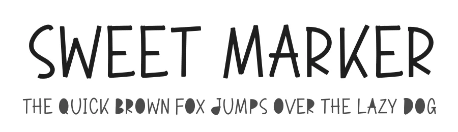SWEET MARKER by Perspectype Studio — Display Font