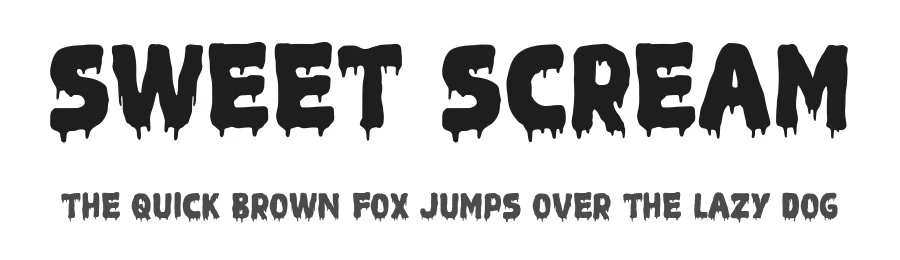 Sweet Scream by Alpaprana Studio — Display Font