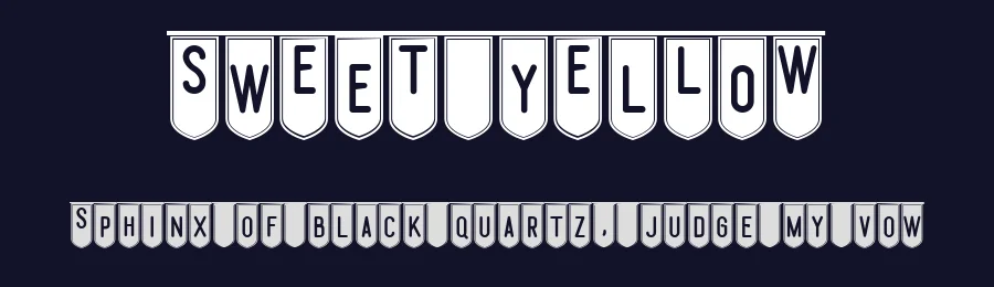 SwEeT yElLoW — Display Font — thumbnail 2