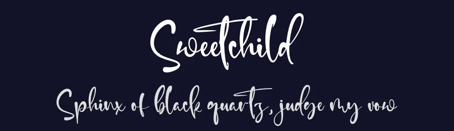 Sweetchild by Staircase Studio — Script Font — thumbnail 2