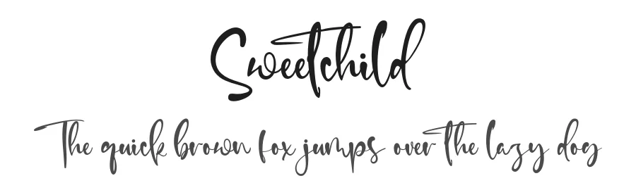 Sweetchild by Staircase Studio — Script Font