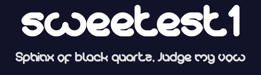 sweetest1 by http://www.dafont.com/wino-s-kadir.d2209 — Display Font — thumbnail 2