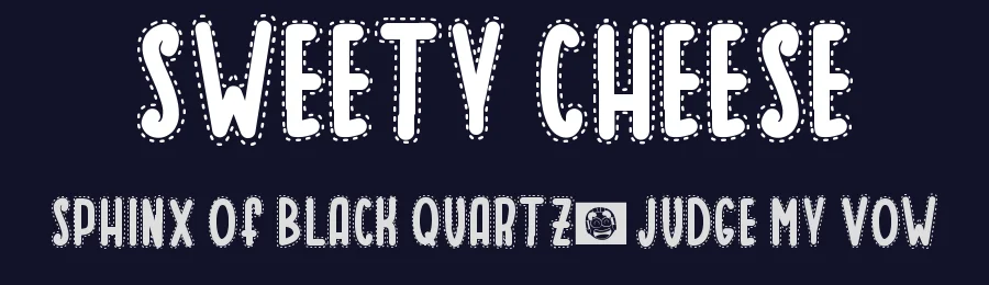 SWEETY CHEESE — Display Font — thumbnail 2
