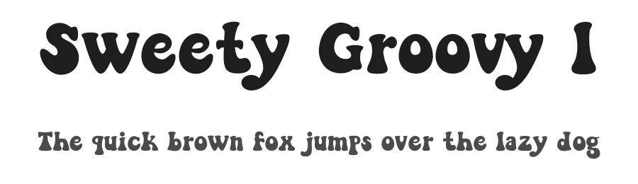 Sweety Groovy 1 by Edy Wiyono — Display Font