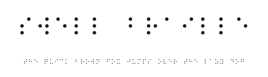 Swell Braille — Display Font