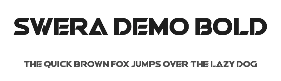Swera Demo Bold by Mehmet Abacı — Display Font