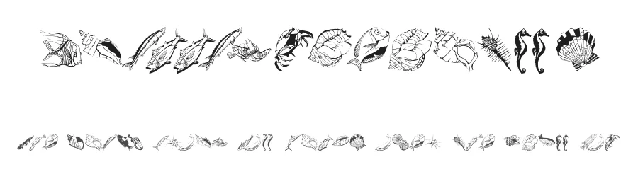 SwimmingBeautys — Display Font