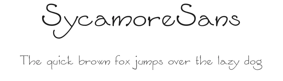 SycamoreSans β Display Font