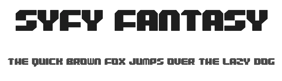SYFY Fantasy by Hilton Santos β Display Font