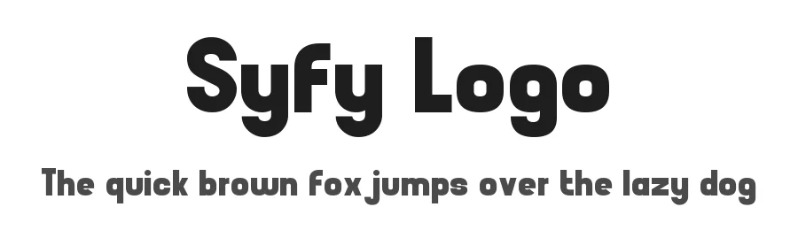 Syfy Logo β Display Font