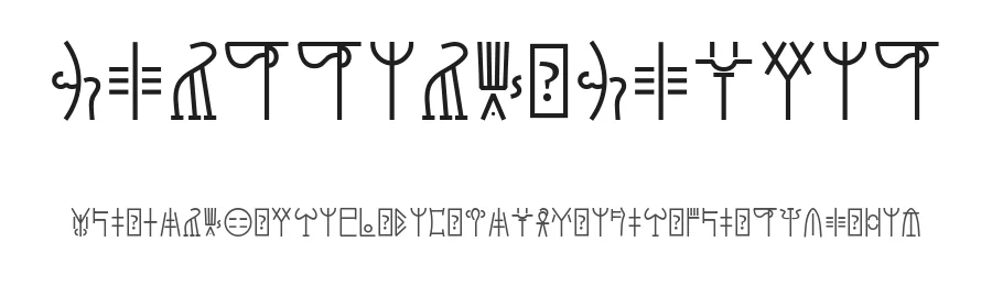 Syilloic Symbol by Satria Novian β Display Font