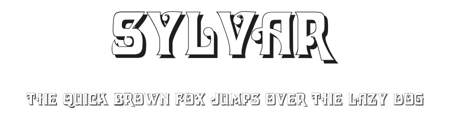 Sylvar by Peter Wiegel β Display Font