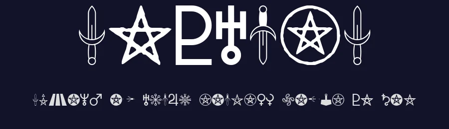 Symbats by Ferag NicBhrde — Display Font — thumbnail 2