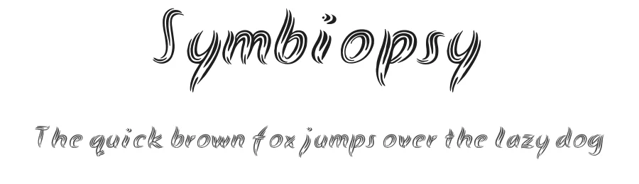 Symbiopsy by Satria Novian β Display Font