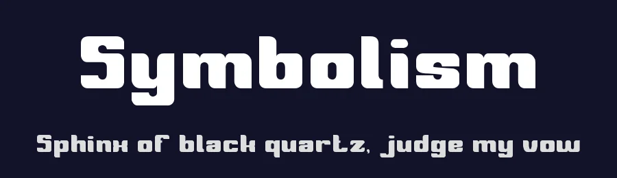 Symbolism by http://www.dafont.com/wino-s-kadir.d2209 — Display Font — thumbnail 2
