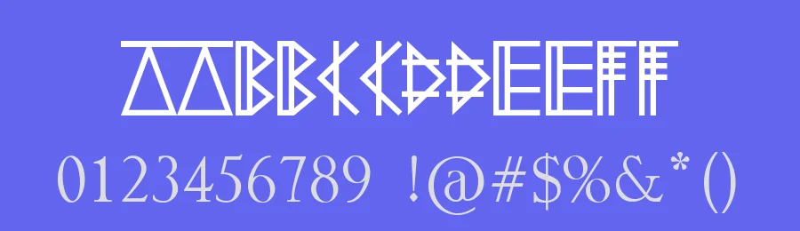Symbolzmttf — Display Font — thumbnail 3