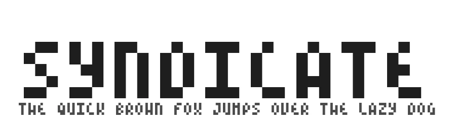syndicate β Display Font