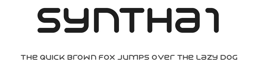 Syntha1 by Ivan Filipov — Display Font