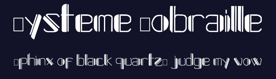 Systeme Robraille — Display Font — thumbnail 2