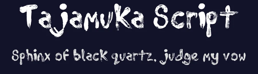 Tajamuka Script by Baynham Goredema — Script Font — thumbnail 2