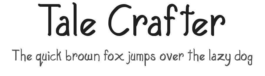 Tale Crafter — Display Font