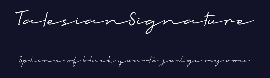 TalesianSignature by Lukman Hidayat — Sans Font — thumbnail 2