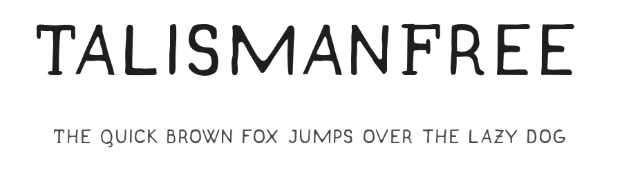 TalismanFree by akufadhl — Display Font