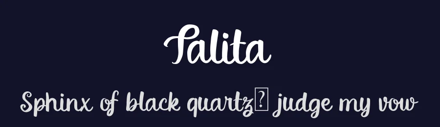 Talita by aksarangga — Script Font — thumbnail 2