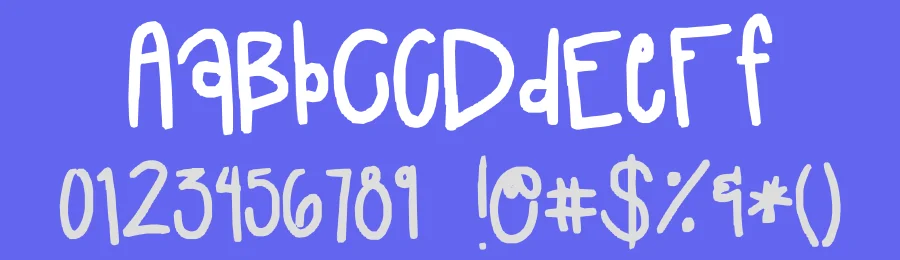 tall letters — Display Font — thumbnail 3
