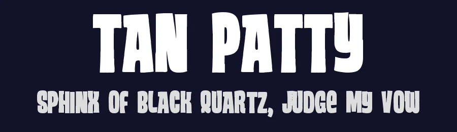 Tan Patty — Display Font — thumbnail 2