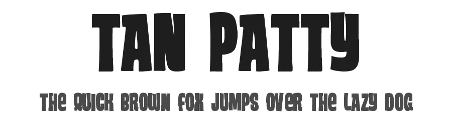 Tan Patty — Display Font