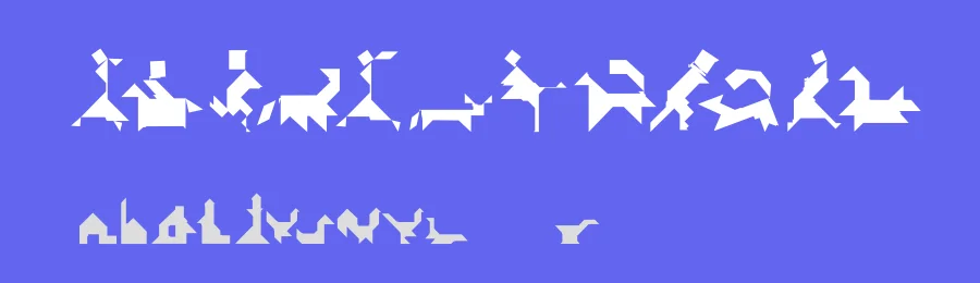 TangramBlack — Display Font — thumbnail 3