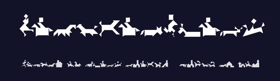 TangramBlack — Display Font — thumbnail 2