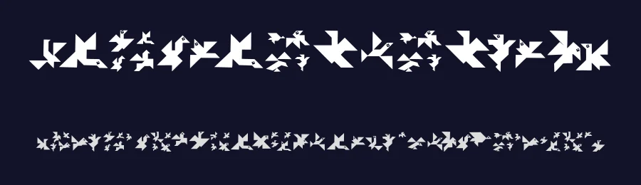 TangramBumBirds — Display Font — thumbnail 2