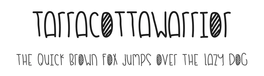TarracottaWarrior — Display Font