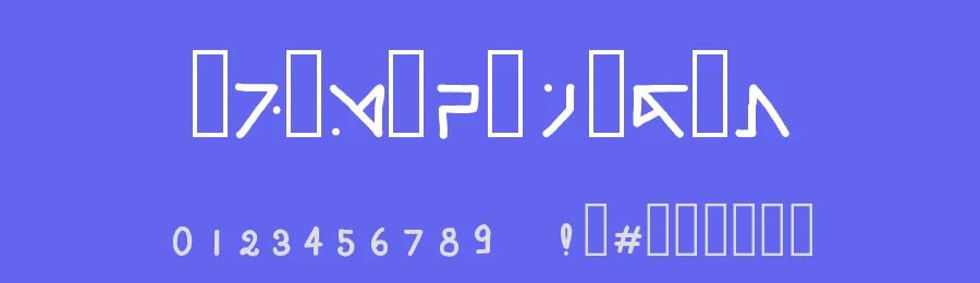 Tatalphabet by intl_k_army — Display Font — thumbnail 3
