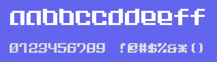 Tdmex Bitmap — Display Font — thumbnail 3