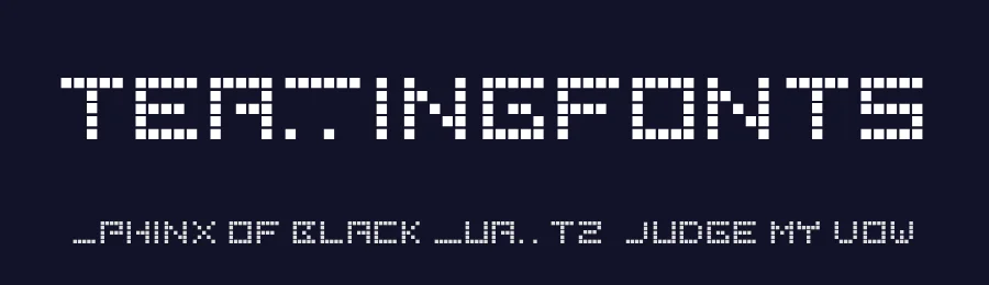 TearingFonts — Display Font — thumbnail 2