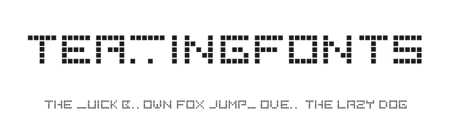 TearingFonts — Display Font