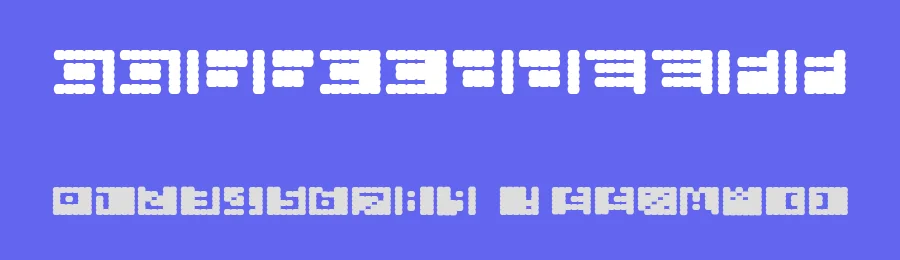 TechnicalAlphabetExtraBlack — Display Font — thumbnail 3