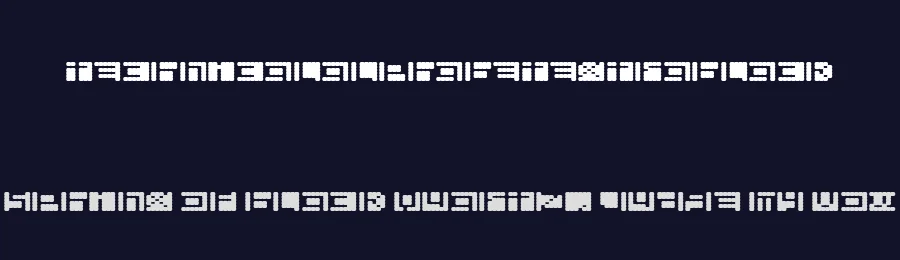 TechnicalAlphabetExtraBlack — Display Font — thumbnail 2