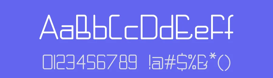 Techno LCD by Ishtiaq Ali — Display Font — thumbnail 3
