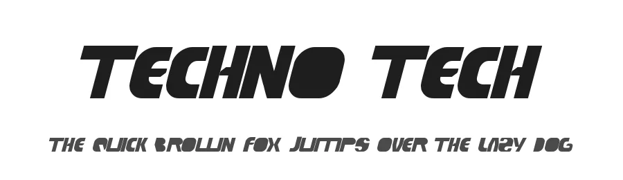 techno tech by http://www.dafont.com/wino-s-kadir.d2209 — Display Font