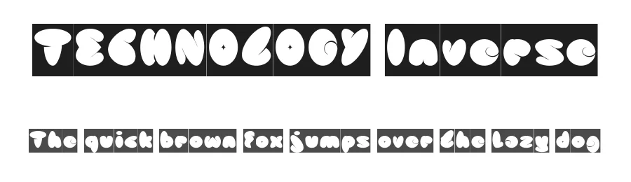 TECHNOLOGY Inverse by http://www.dafont.com/wino-s-kadir.d2209 — Display Font