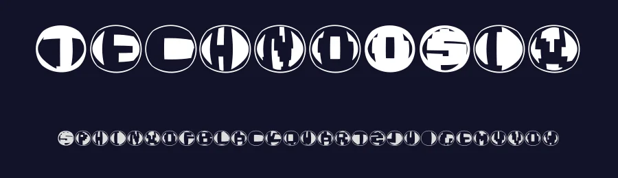 TechnoOSix — Display Font — thumbnail 2