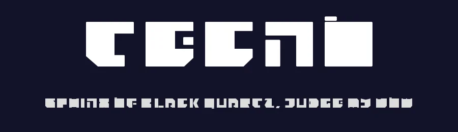 TECNO — Display Font — thumbnail 2