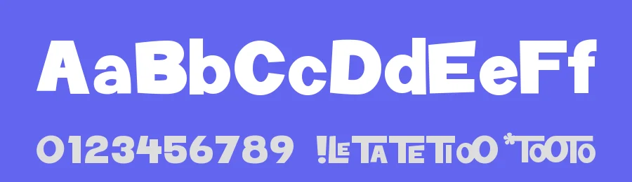 Teletoon Lowercase V2 — Display Font — thumbnail 3
