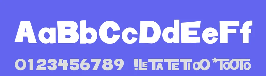 Teletoon Lowercase — Display Font — thumbnail 3